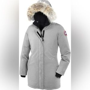 Canada Goose Victoria Parka in Silverbirch, Size XS